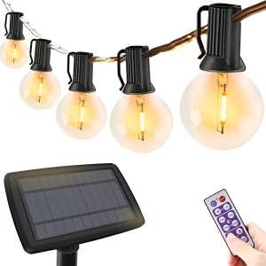Guirnalda Solar Recargable Con Panel Solar Usb Contol Remoto