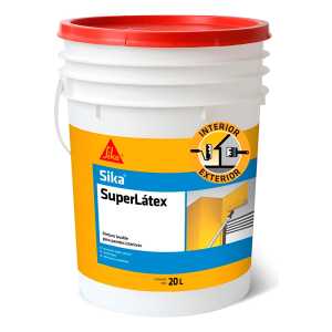 Pintura Lavable Antihongo Superlatex Sika Blanco 20l Acabado