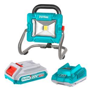 Reflector Inalámbrico Led Total Twli2025 Con Cargador Y Bate