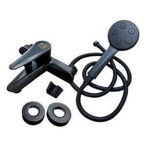 Monocomando Ducha Bañera Negro - 51549