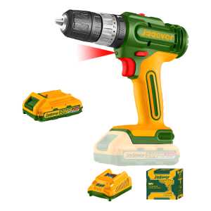 Atornillador 20v Con Percutor + Bateria Y Cargador Jadever