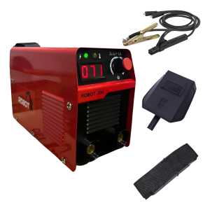 Soldadora Inverter Robot 200 Amp Display Digital Con Mascara