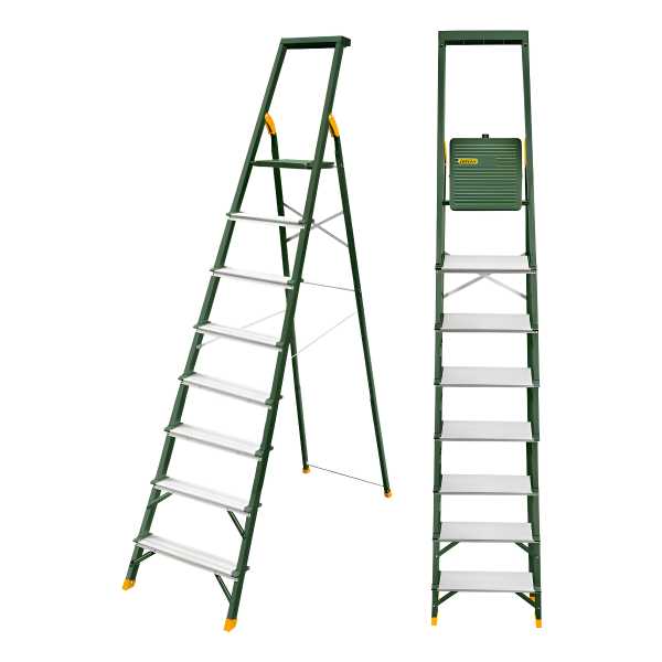 Escalera Aluminio 8 Escalones Jadever Jdld1h08 Plateado