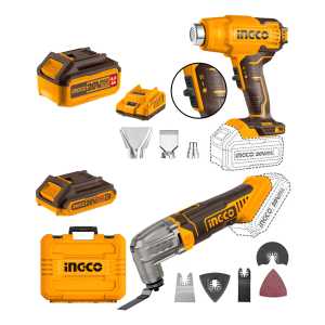 Kit 20v Pistola De Calor Herramienta Multifuncion Ingco