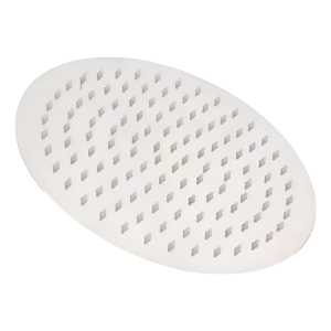 Roseta Duchero Redonda Para 20 Cm Acero Inoxidable + Brazo