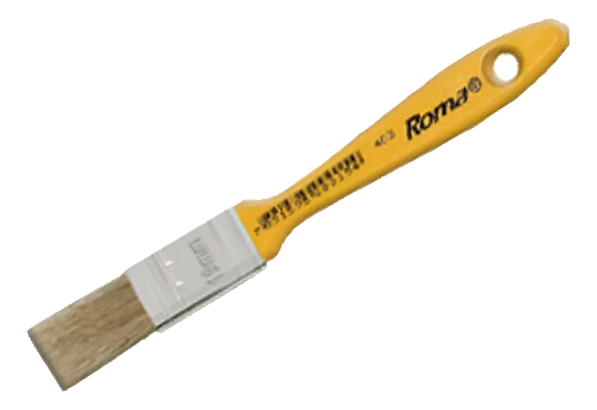 Pincel Doble Cerda Blanca 1 Pulgada Roma 403 Maria