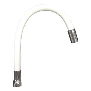 Pico Flexible Para Cocina Monocomando Blanco Snake Pa Blanco