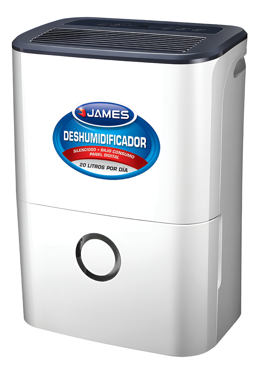 Deshumidificador Eléctrico Industrial James Dj-20 Df Blanco