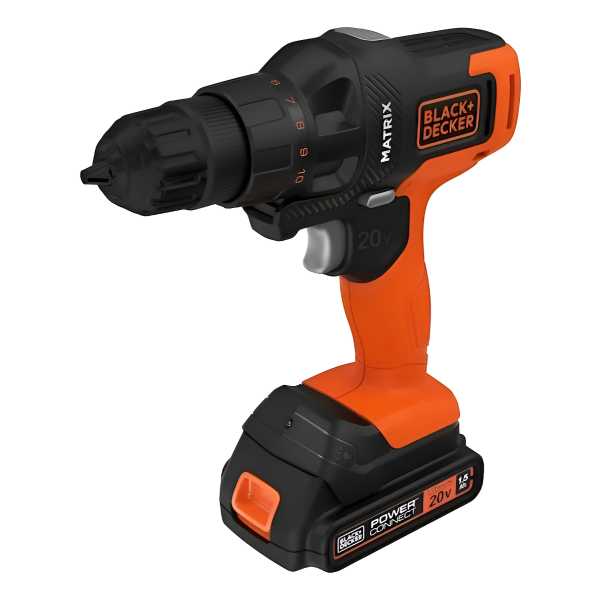 Taladro Black+decker Mtx20k4-ar Matrix Inalámbrico 4 Cabezal