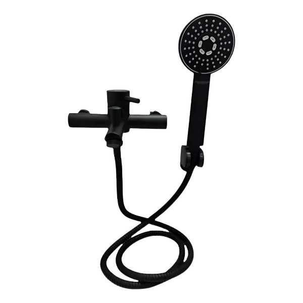 Monocomando Bañera Negro Rimontti Palito 50982