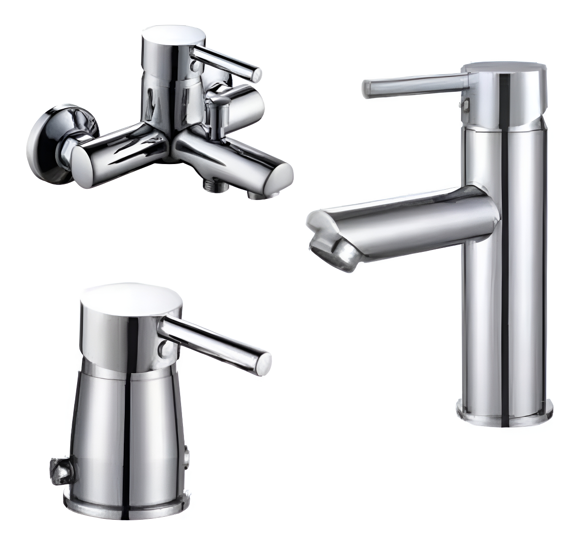 Juego Completo Monocomando Para Baño Palito Maria