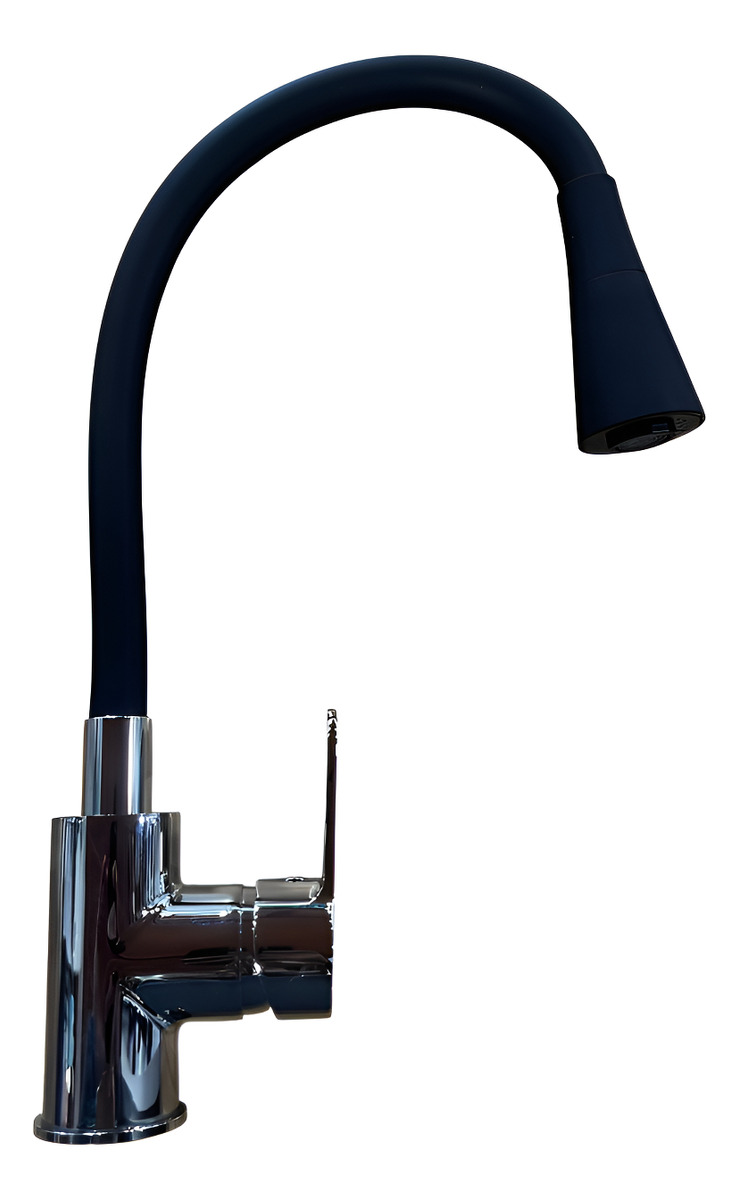 Grifo De Cocina Monocomando Rimontti 51543 Negro