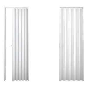 Puerta Plegable De Pvc Plasbil Color Blanca 90x210cm