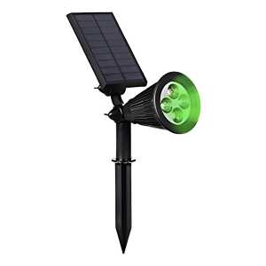 Foco Solar Jardin Exterior Luz Led Verde 2w K37