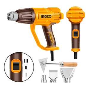 Pistola De Calor 2000w Hg200078 Ingco Color Naranja Claro