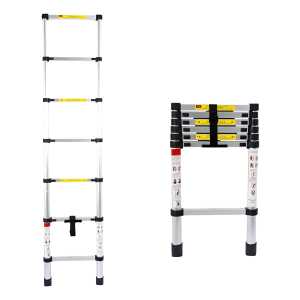 Escalera Aluminio Telescopica Plegable 7 Esc 2m Hasta 150kg