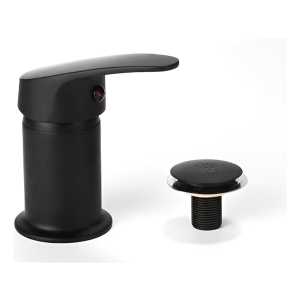 Monocomando Bidet Sin Transferencia Negro Mate Magya