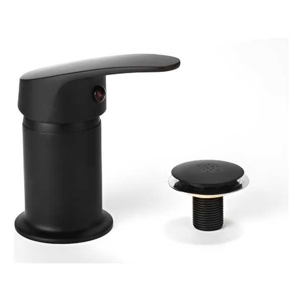 Monocomando Bidet Sin Transferencia Negro Mate Magya
