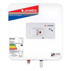 Calefón Termotanque James 30 Litros Acero Prisma Maria