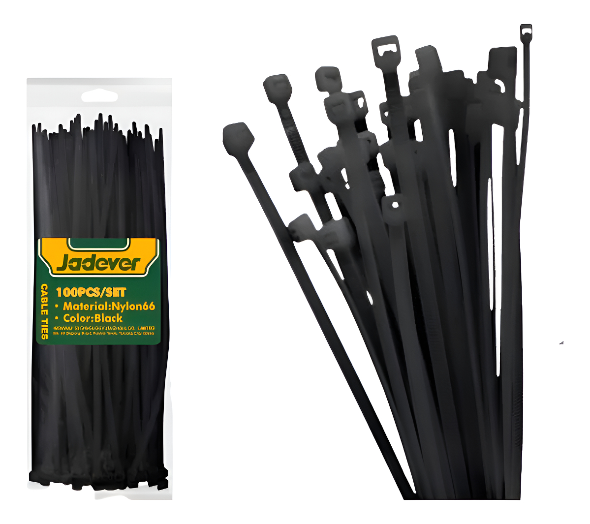 Precinto Negro 400mmx7,2mm Jdteb540072 Jadever Maria