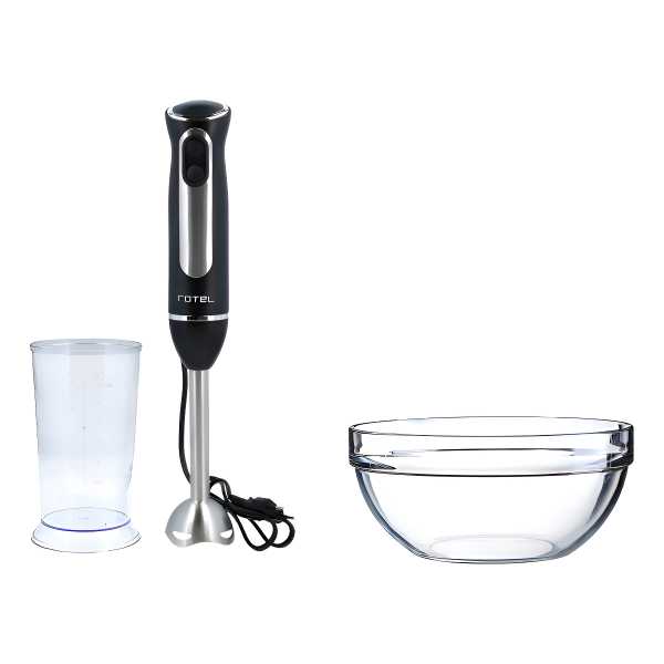 Mixer Inox 400w Rotel + Bols Apilable Diam.23cm/alto 10cm