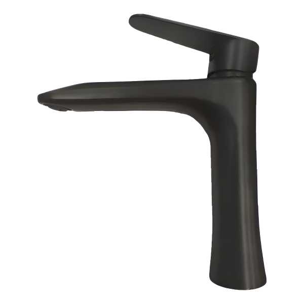 Monocomando Lavatorio Rimontti Negro 20 Cm - Maria