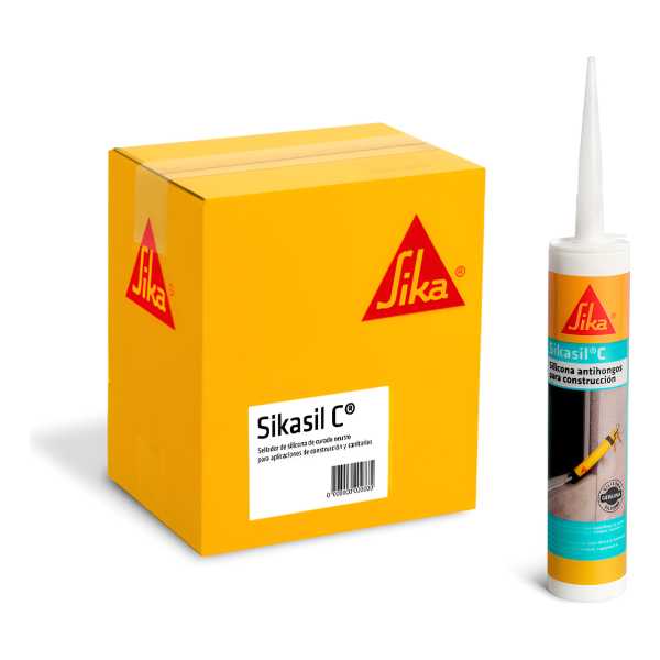 Caja 12 Unidades Sellador Elástico Sika Sikasil C 280cc - Imagen 3