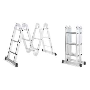 Escalera 4,7mt De Aluminio Convertible 16 Escalones Goldex