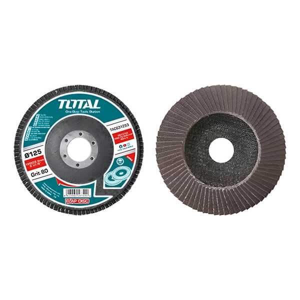 Disco Flap 4 1/2'' Grano 40 Acero Total Tac631151