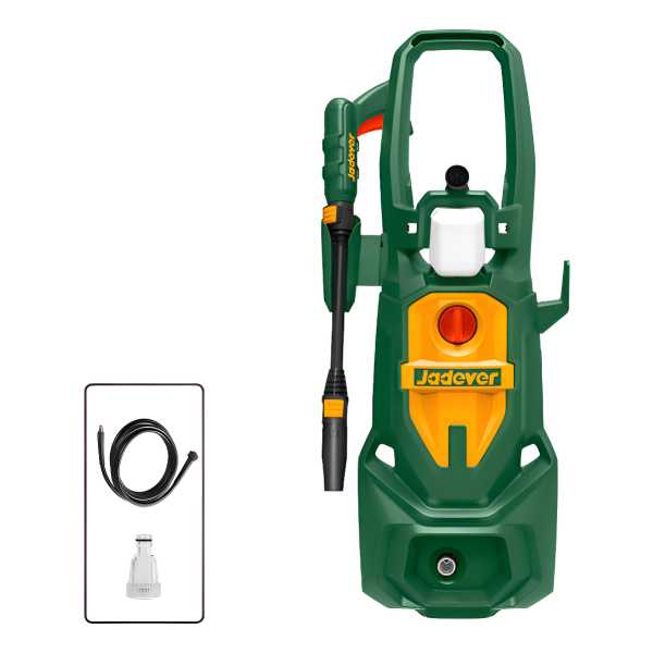 Hidrolavadora Alta Presión 1800w 130bar + 4 Piezas Jadever