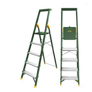 Escalera Aluminio 5 Escalones Jadever Jdld1h05 Plateado