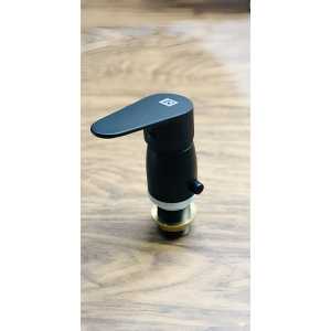 Monocomando Bidet C/transf Negro Maneta Plana