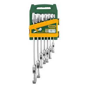 Set De Llaves Corona Chicharra Flexible8-19mm 7 Piez Jadever
