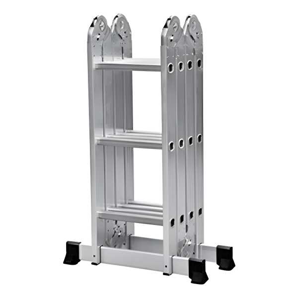 Escalera Aluminio Multifuncion Reisam 4x3 Escalones Maria