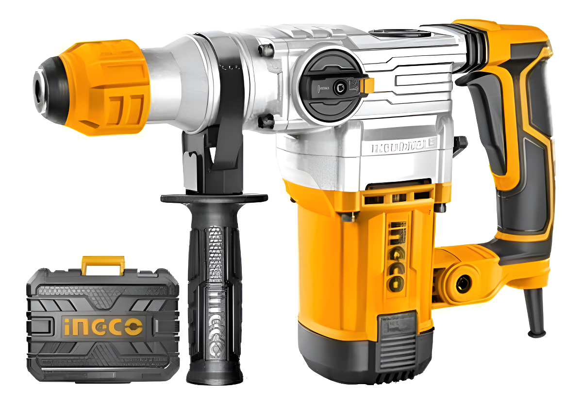 Rotomartillo 1500w Ingco 850rpm 4400bpm Color Amarillo