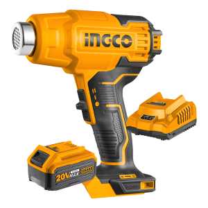Pistola De Calor 20v Batería 4 Ah Cargador Hgli20025