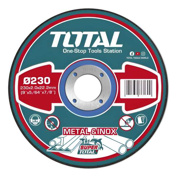 Disco Corte Metal Para Amoladora 9 - 2.0mm Total Tac2202301