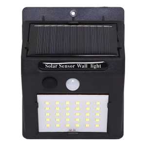 Farol Exterior Led Foco Solar Led Sensor Mov. Y Fotocelula