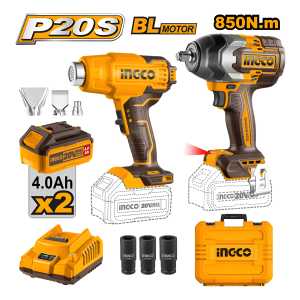 Kit Llave Impacto 850nm + Pis. Calor Brushless Cosli240489