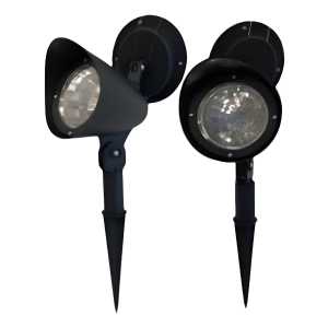 Foco Spot Led Solar Jardin (2 Unidades) 1w Luz Verde Sol_209