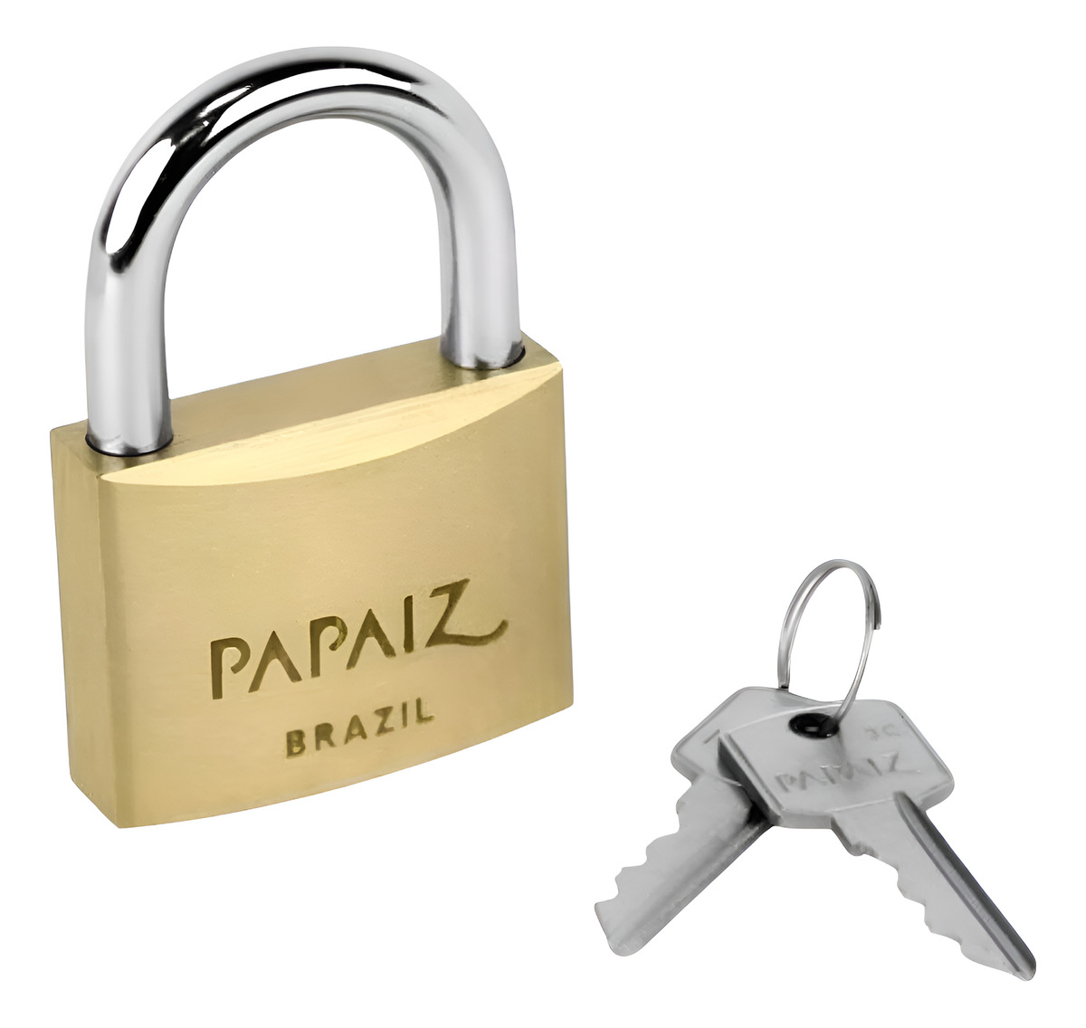 Candado Papaiz De Bronce-cemen. Cr- 30mm. Brasil - Maria