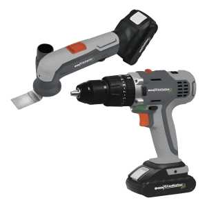 Taladro Percutor Atornillador +sierra Multiuso A Batería 18v