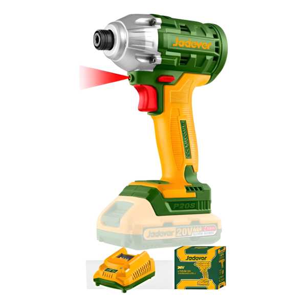 Atornillador De Impacto 1/4 Jadever S/carbones 20v Jdcd2512