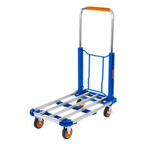 Carro De Carga Plegable Tipo Plataforma150kg Wadfow Azul