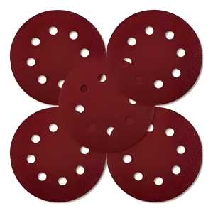 Set 5 Lijas Discos 5 120 Mm Total 3 X Gr80 - 2 X Gr 120