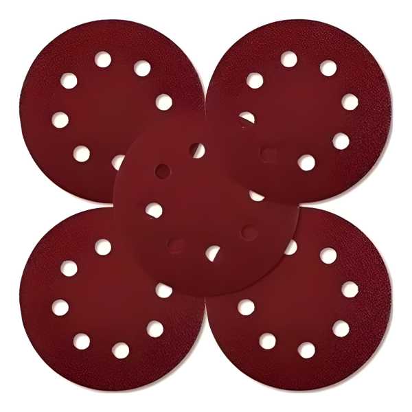 Set 5 Lijas Discos 5 120 Mm Total 3 X Gr80 - 2 X Gr 120