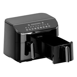 Freidora Sin Aceite 4+4l Dual Digital Rotel