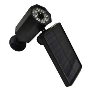 Lampara Solar Imitacion Camara Seguridad Sensor Movimiento