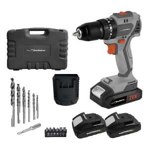 Taladro Atornillador Percutor Recargable Brusless 20v, 45n/m