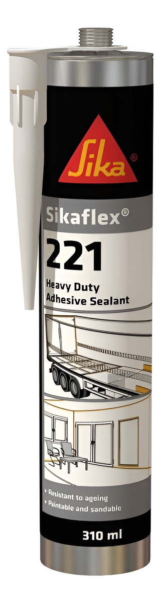 Sika Sikaflex 221 Sellador Adhesivo Poliuretanico Negro